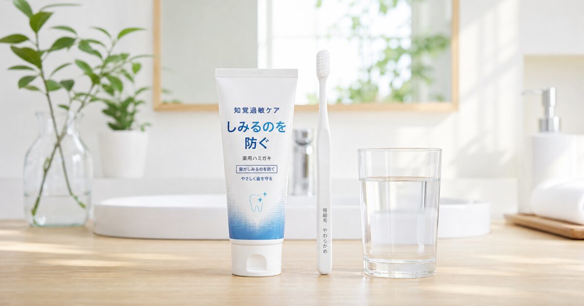 仕事や家事の合間にできる！ホワイトニング後にしみた時の自宅での対処法