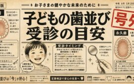 子どもの歯並びはいつから気にする？乳歯の生え変わり期と受診目安