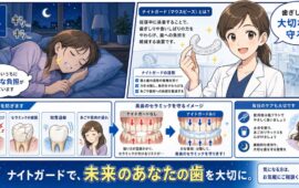 せっかくのセラミックを壊さない！ナイトガードの必要性と違和感対策