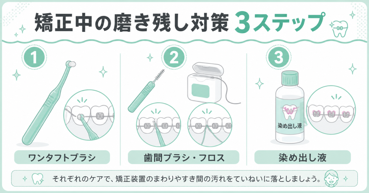 ブラケット周辺に磨き残しが生じやすい理由と放置するリスク