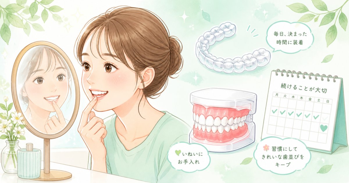 矯正後の歯並び後戻りはなぜ？原因と自力でできる防ぎ方を解説