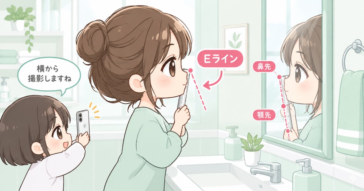 横顔の口元が気になる？Eラインを自宅でセルフ診断する判定手順